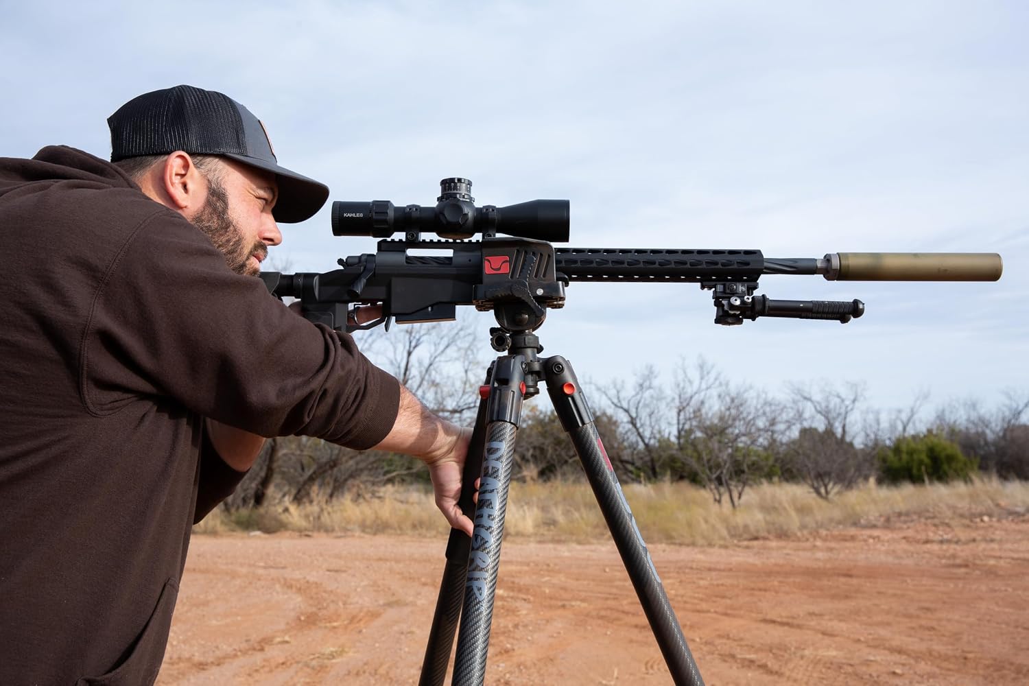 BOG DeathGrip Aluminum Tripod with Durable Frame, Lightweight, Stable Design, Bubble Level, Adjustable Legs, Shooting Rest, and Hands-Free Operation for Hunting, Shooting, and Outdoors