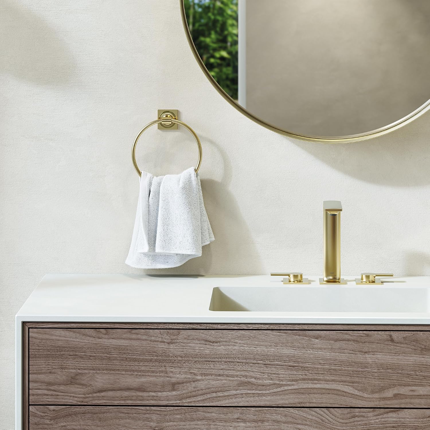 Grohe: 40339EN1 - Allure Towel Ring - Brushed Nickel