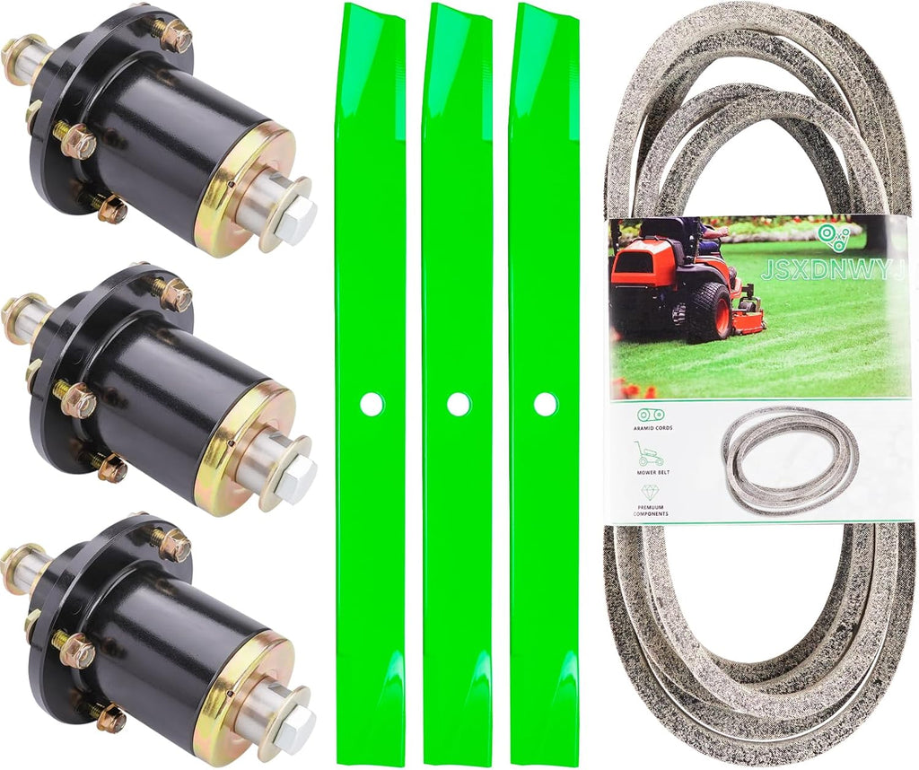 60 Inch Mower Deck Rebuild Kit - Fits Bad Boy CZT ZT Elite ZT Elite Limited Pup Pup Lightning Maverick 60' Deck, 3Spindles (037-6015-50) 3Blades (038-6060-00) 1Belt (041-1650-00)