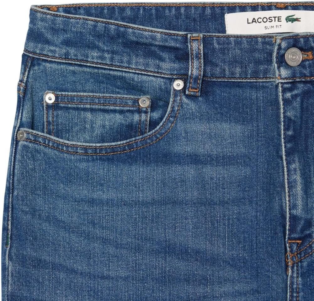 Lacoste Men's Slim Fit Stretch Cotton Denim Jeans