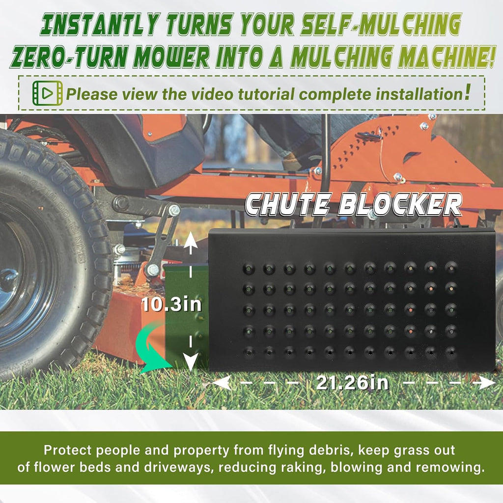 Mower Discharge Shield, ACS6000ULS / 088-6003-00, Advanced Chute System/Chute Blocker for Most ZT Mowers