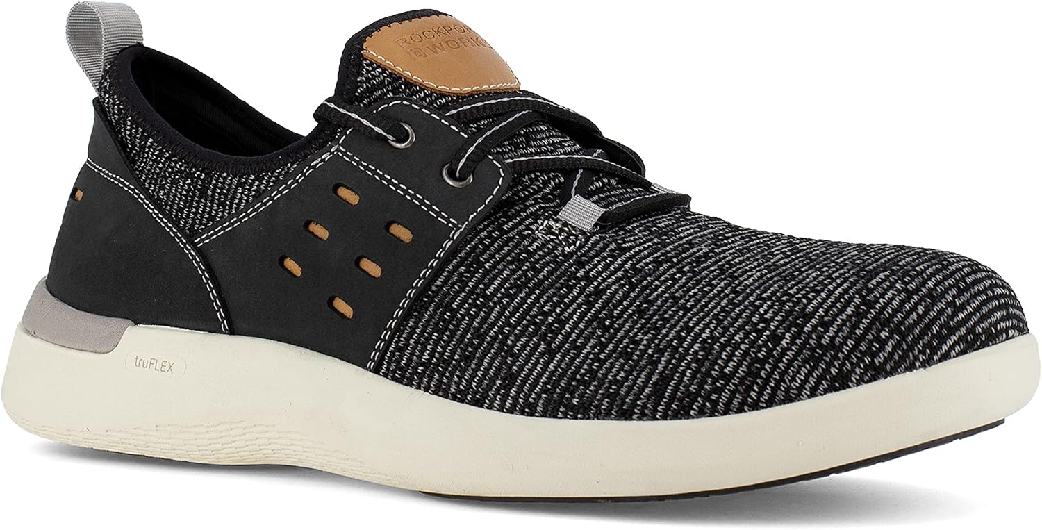 Rockport mens Truflex Composite Toe Eh Two Eye Tie Work Shoe