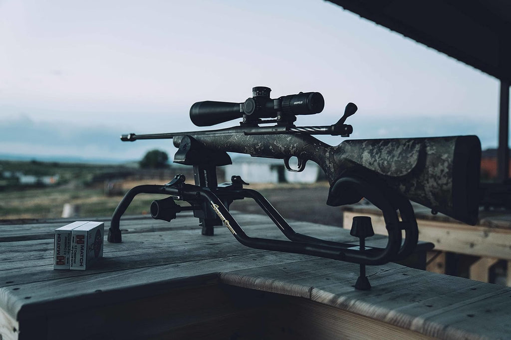Caldwell Stinger Adjustable Ambidextrous Rifle Shooting Rest with Lightweight Design for Rifle Shooting, Stability, Sight in