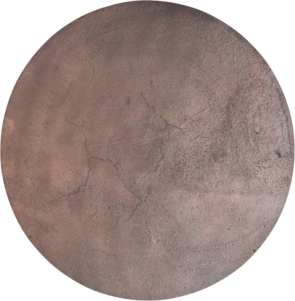 SIMPLIHOME Morris Metal Table - 17 inch Wide Cast Aluminum Round Accent Table in Antique Copper, Industrial Side or End Table for Living Room, Bedroom or Entryway with Handcrafted Finish, Assembled