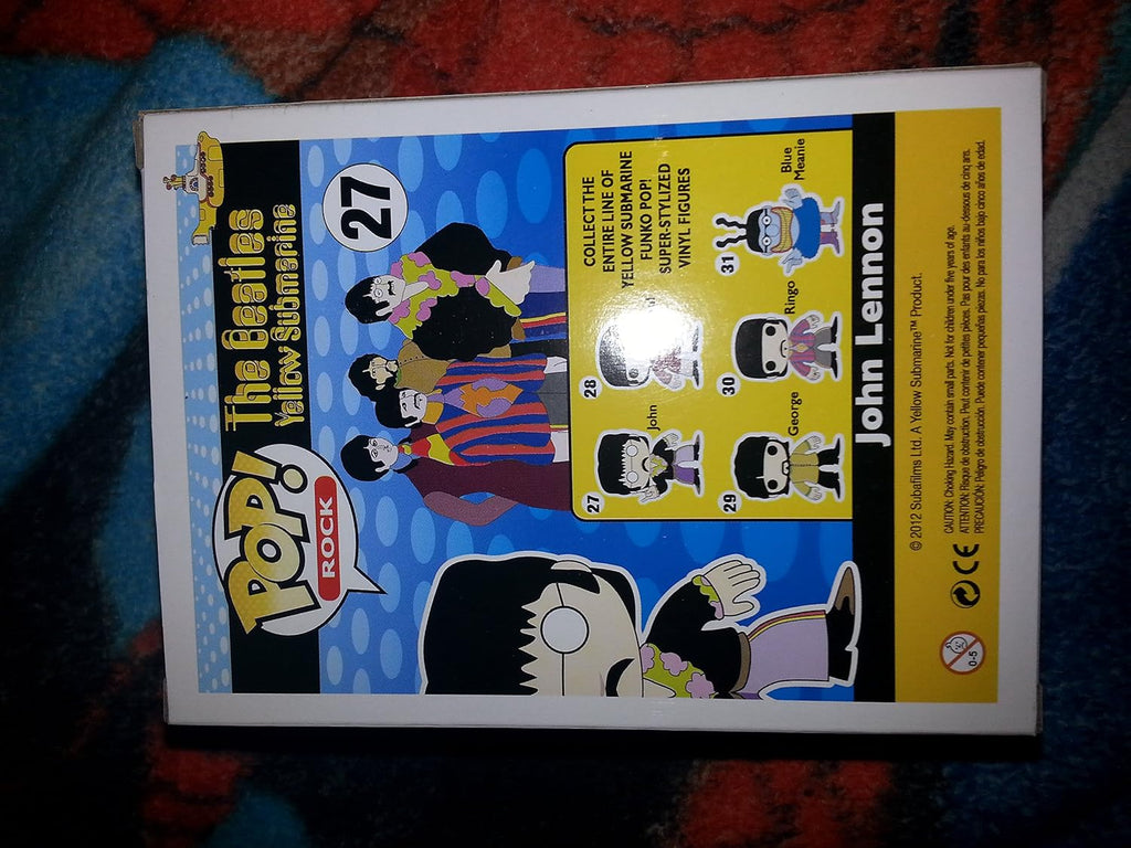 Funko Pop Rocks The Beatles John Lennon Vinyl Figure