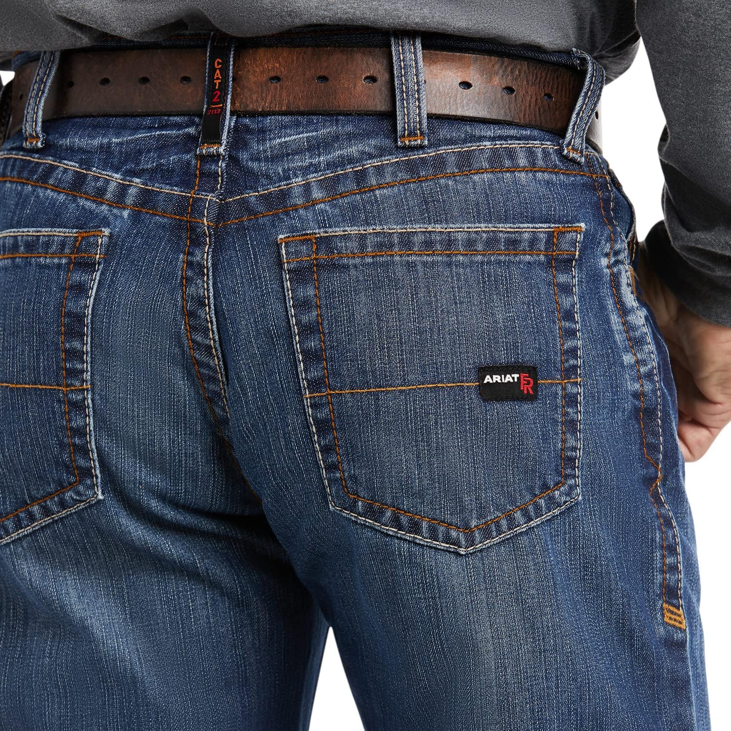 ARIAT Work FR M3 Basic Stackable Straight Leg Jeans in Flint