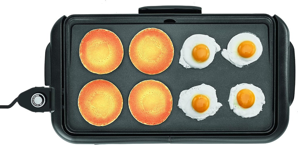 BELLA Electric Skillet, Frying Pan, Griddle and Warming Tray Bundle - Nonstick Copper Titanium Coating, Adjustable Temperature, Dishwasher Safe