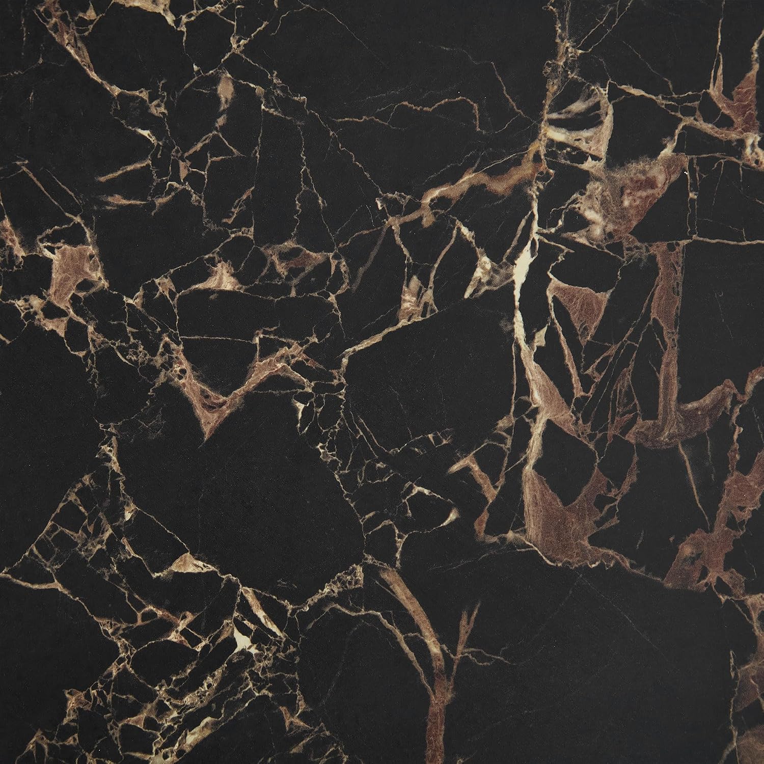 48.62' Coffee Table Modern Unique Shape Fiberglass Center Table for Living Room Apartment Office, No Need Assembly, Black Tree Root Texture Pattern