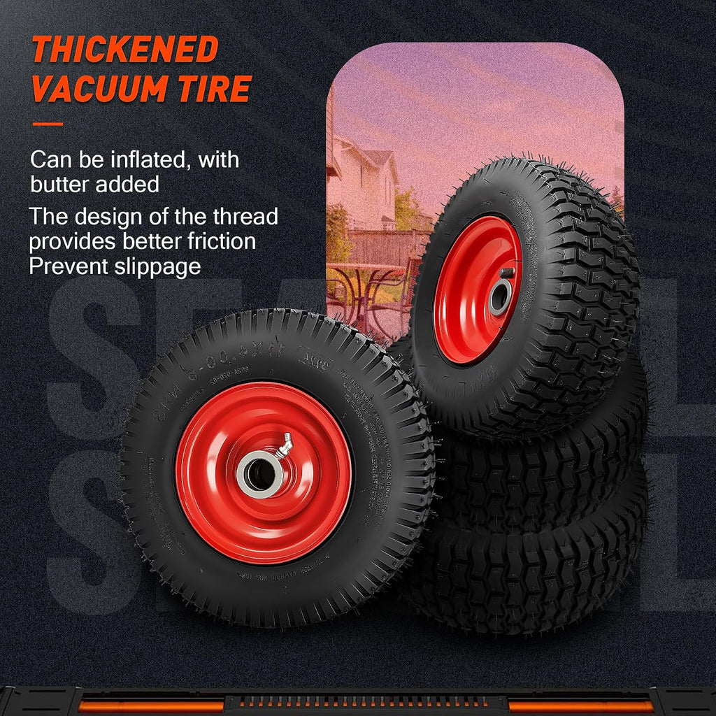 Wheels Lawn Mower Sulky for Lawn and Landscape Professionals,Mower Rear Bracket,Fender Design for Lawn and Landscape Professionals (Red)